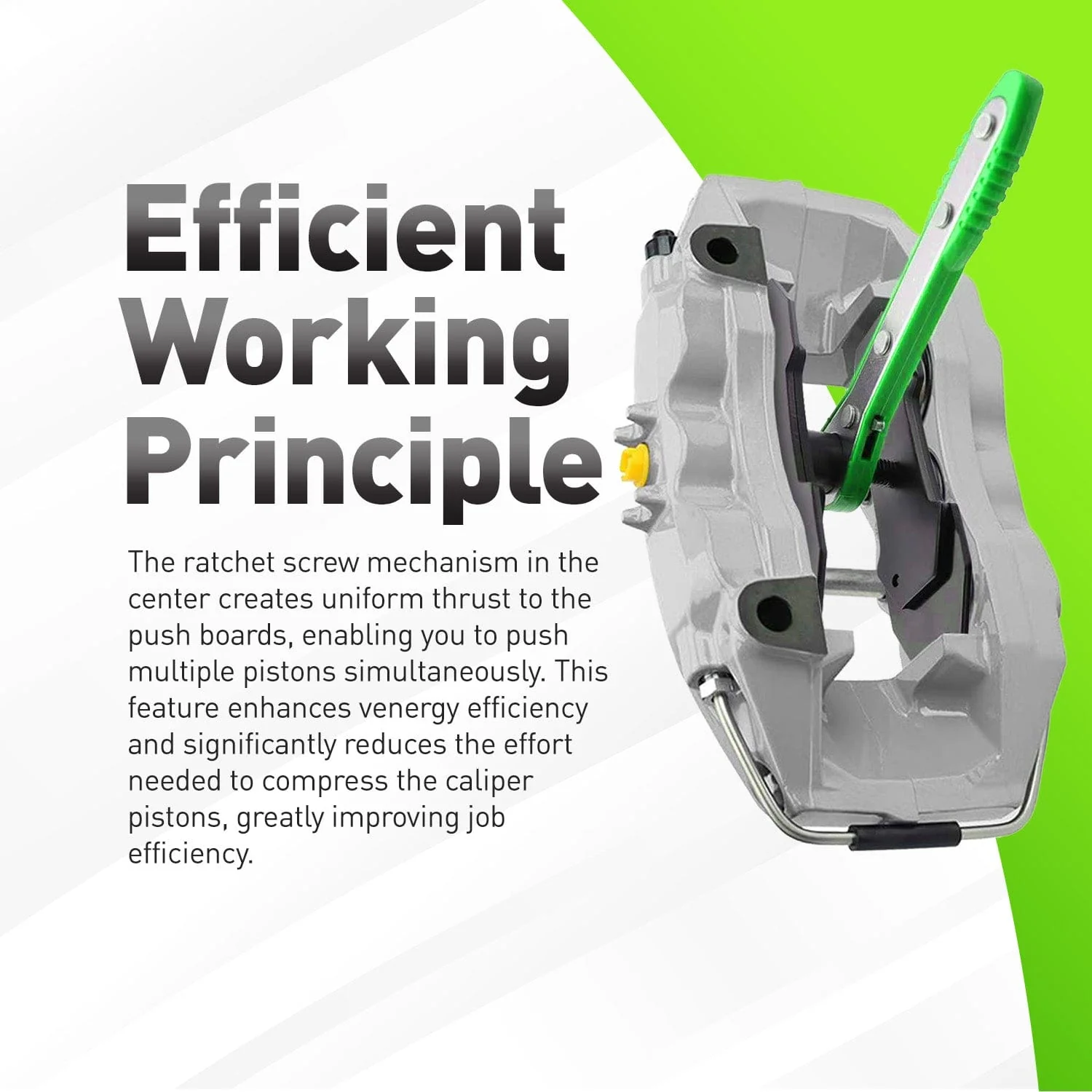 Brake Caliper Press For Single, Dual & Quad Piston Disc Calipers (1.88–3.03 in) Ratcheting 279-5420 Alt - Image 4