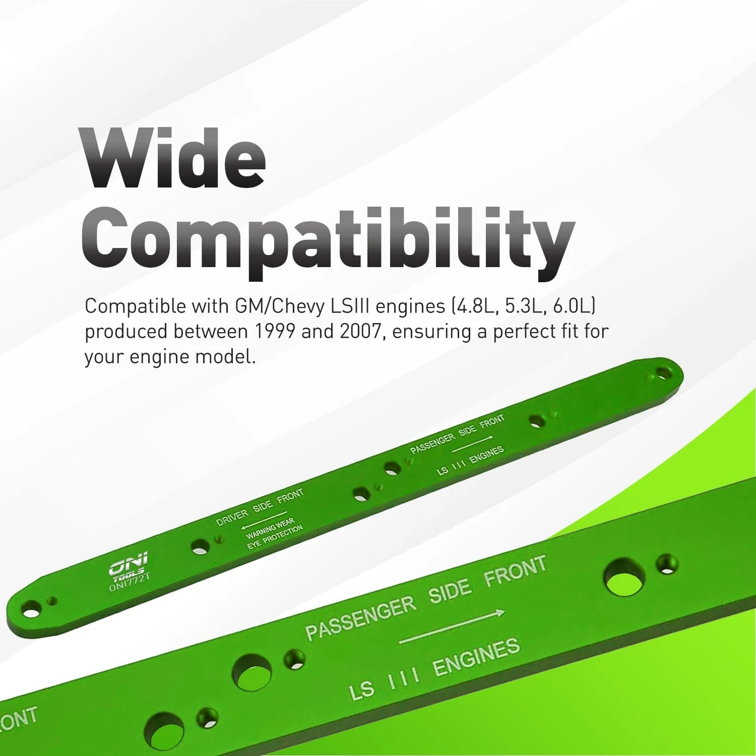 71400 Exhaust Manifold Drill Template Kit For GM LS 4.8L 5.3L 6.0L Alt - Image 3