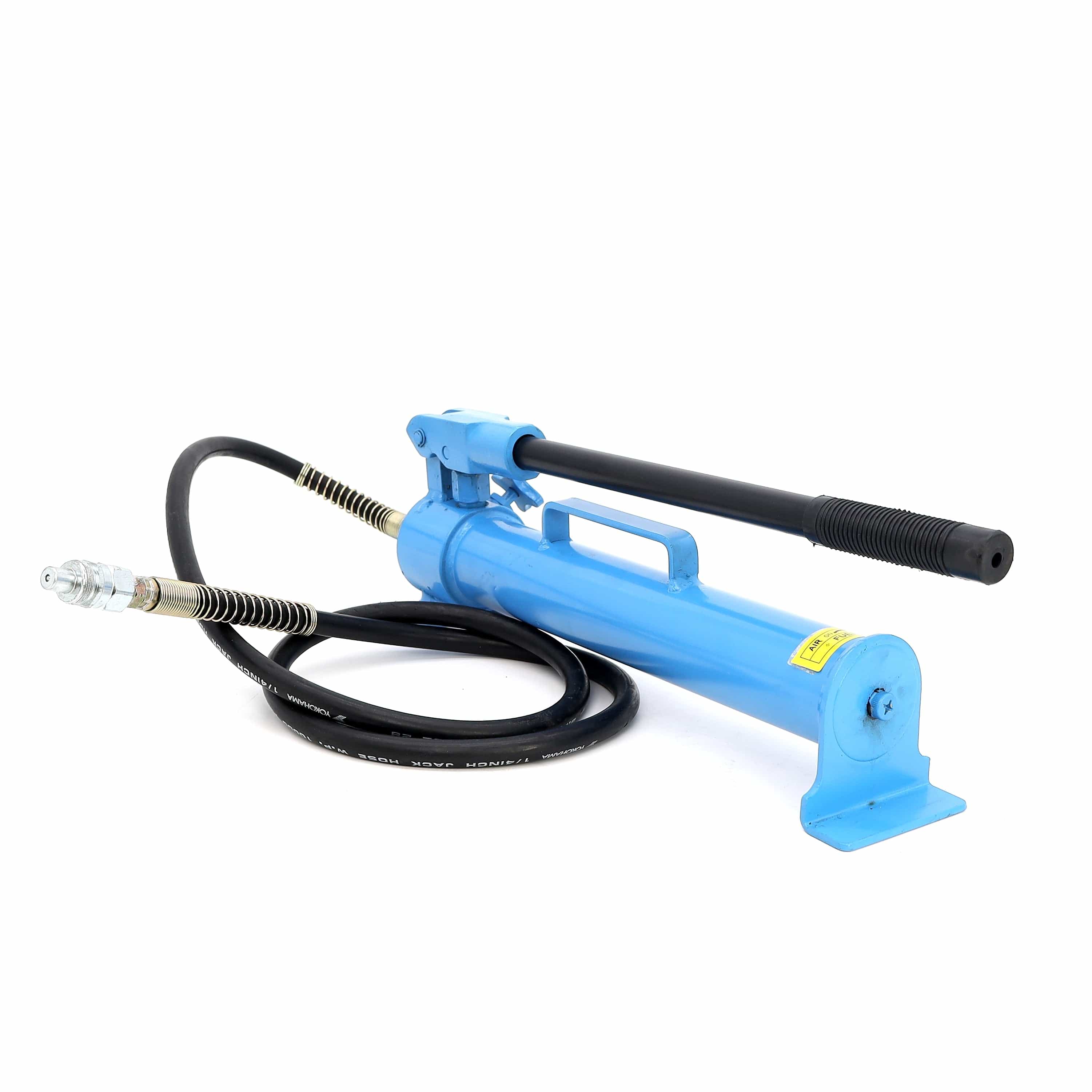 Hydraulic Hand Pump 10000 PSI Single-Speed with Hose & 3/8 Fitting Adapter - Image 3