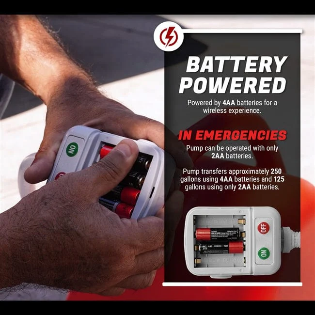 Tera Pump Battery Powered Fuel Transfer Pump - TRFA01- 20000 - Image 5