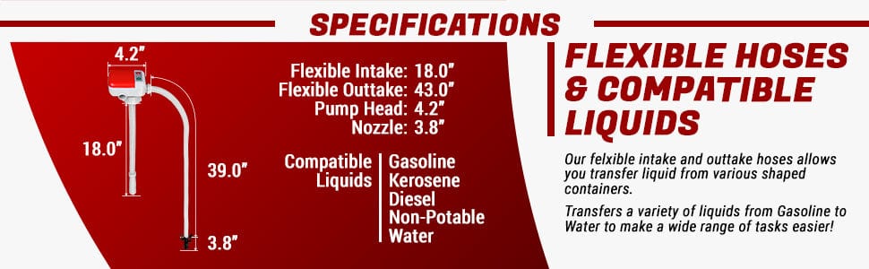 Tera Pump Battery Powered Fuel Transfer Pump - TRFA01- 20000 - Image 6