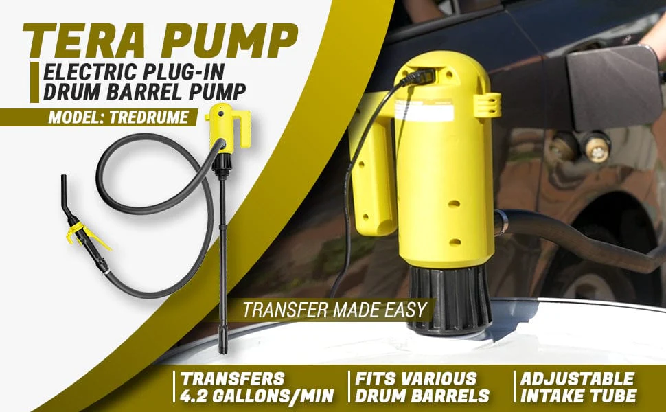 Tera Pump Electric Drum Pump - TREDRUME - 20079 - Image 6